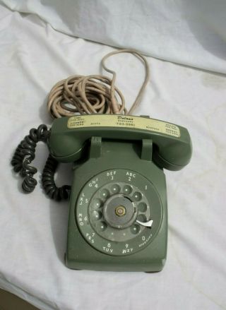 1 - 1957 Bell Systems Western Electrics C/d 500 Telephone Sage Green