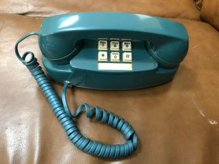 Vintage Blue Touch Tone Princess Bell Desk Telephone 2702bmg