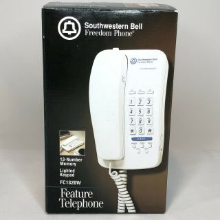 Southwestern Bell Freedom Feature Phone Big Button Telephone Fc 1320w