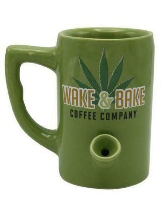 Wake And Bake All In One Ceramic Mug Coffee Cup