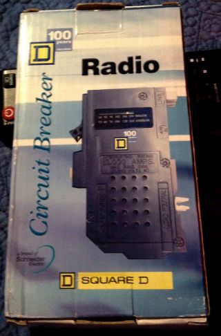Square D 100th Anniversary Circuit Breaker Radio