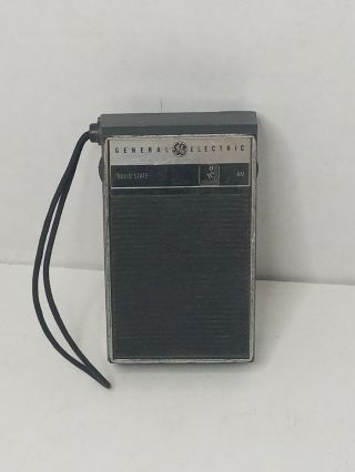 Vintage Ge P2790 Solid State Am Radio Black