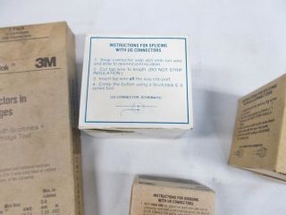 Set of Four Boxes of Scotchlok Connectors Old Stock 3