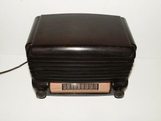 Vintage General Electric Bakelite Tube Radio Model 107