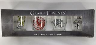 - Dark Horse Game Of Thrones House Sigils 4 - Pack Shot Glass -