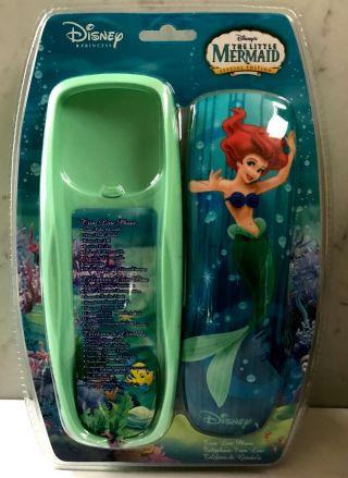 Little Mermaid Disney Princess Special Edition Trim Line Phone In Package