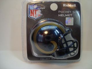Los Angeles Rams Riddell Pocket Pro Football Helmet,  Revolution Style