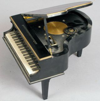 Vintage Franklin Am Transistor Radio Grand Piano