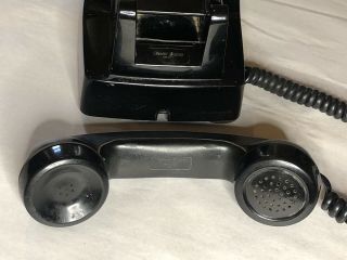 Rare Vintage 1950s WESTERN ELECTRIC 5302 BLACK Rotary Dial Desktop Phone w/G1 3