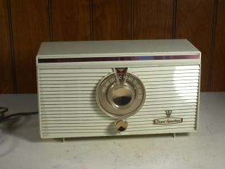 Vintage 1960 General Electric Model T106 - A Dual Speaker Am Radio Mid Modern