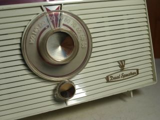 Vintage 1960 General Electric Model t106 - A Dual Speaker AM Radio Mid Modern 3
