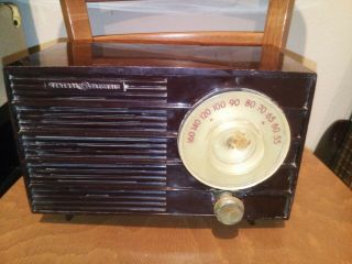 Vintage General Electric All Tube Radio Made In Usa