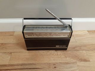 Vintage German Itt Schaub - Lorenz Tiny 3 Mid Century Transistor Radio,