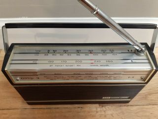 Vintage German ITT Schaub - Lorenz Tiny 3 mid century transistor radio, 2