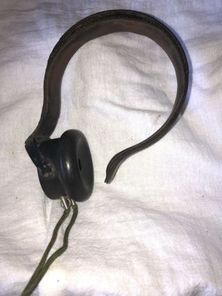 Antique Western Electric Telephone Telegraph Radio Headset Bakelite