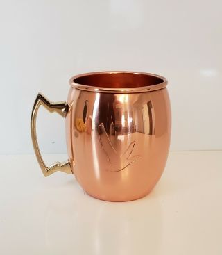 4 Grey Goose Vodka Copper Mug Cup With Handle Moscow Mule Fly Beyond