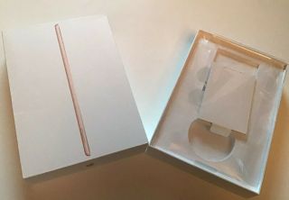 Apple Ipad 7th Generation Wi - Fi 32gb Rose Gold Empty Box Only 2019 With Stickers