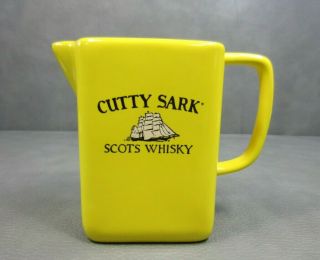 Cutty Sark Scots Whisky Scotch Whiskey Ceramic Pitcher Jug