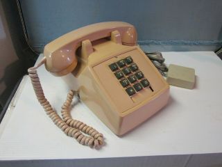 Vintage 1978 Northern Telecom) Push Button Table Top Telephone Ne2500d