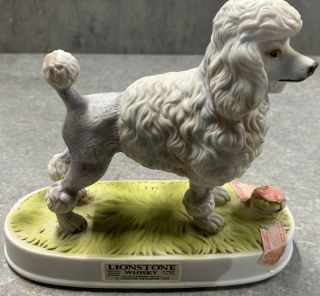 Lionstone sculputred porcelain 1975 Limited Edition French Poodle 2