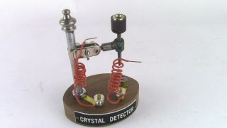 Crystal Detector,  Crystal Radio Crystal Detector On Base.