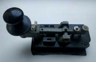 Ussr Soviet Telegraph Machine Key Morse Code Vintage Russian