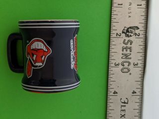 Cleveland Indians Chief Wahoo Crown Blue Mini Mug Shotglass 2