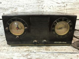 Vintage 1950s Rca Victor Radio With Phono Input Parts