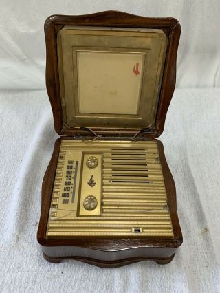 Vintage Emerson Model 570 Tube Radio W/ Ingraham Cabinet