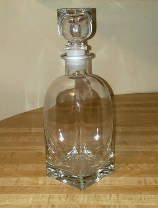 Liqour Crystal Decanter - Made In Italy - / Vintage / Rare