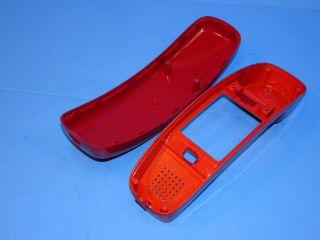TRIMLINE WESTERN ELECTRIC RED TOUCHTONE HANDSET SHELL ONLY.  REPAINTED LN 3