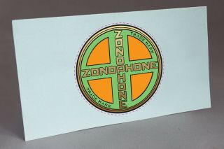 Pre Cut Water Slide Decal Zonophone Logo For Phonograph,  Grampphone