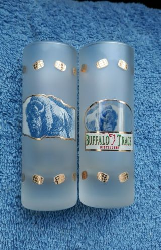 Set Of 2 Buffalo Trace Bourbon Shot Glasses