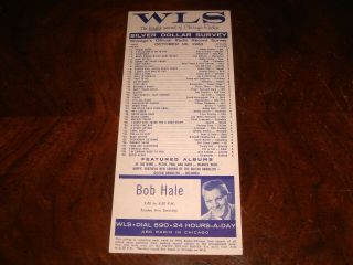 Rare October 18,  1963 Wls 890 Silver Dollar Survey Chicago Radio Record Chart