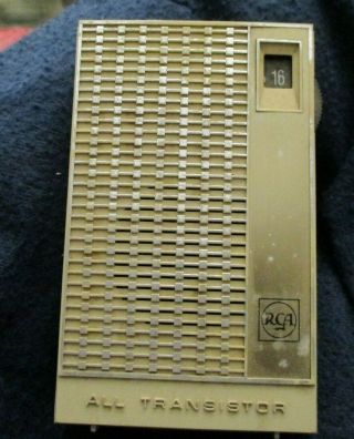 Vintage Transistor Radio Rca Model Rhh 17 N,