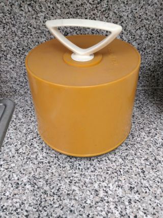 Disk - Go Case 1960’s Vintage 45 Rpm Record Carrying Case Mustard Yellow Mcm