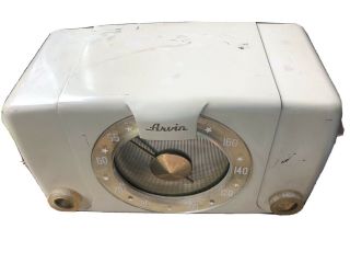 Vintage Arvin Radio Model 451 - T Chassis Re281 Cream In Color.