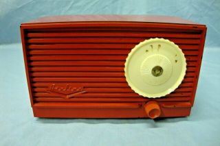 Vintage Admiral Tube Radio Model Gsl 1616a Red