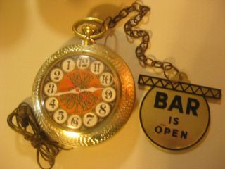 Spartus Electric Barroom Clock - Reads: " Have Another " - It Runs Backwards