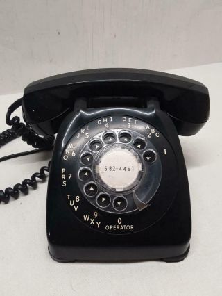 Vintage Automatic Electric Company Rotary Dial Telephone Phone