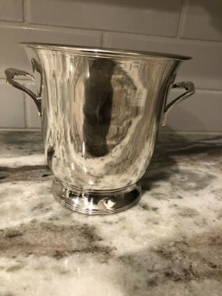 Vintage French Champagne Ice Bucket Cooler Made In France Look Alike Christofle