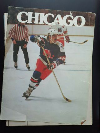 1973 - 74 Quebec Nordiques Vs Chicago Cougars Wha Hockey Program
