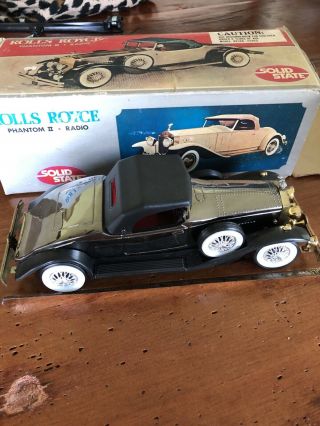 Vintage 1931 Classic Rolls Royce Car Solid State Am Car And Box.