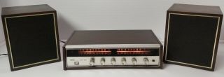 Vintage Emerson Receiver Radio Am Fm Tuner Model 31m16 Japan 303 Box Speakers