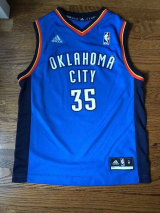 Oklahoma City Thunder Durant Jersey Adidas Youth Medium