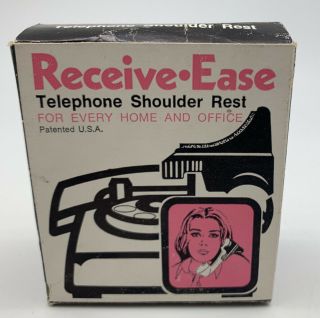 VTG ' RECEIVE - EASE ' TELEPHONE SHOULDER REST Winston Advertising 3
