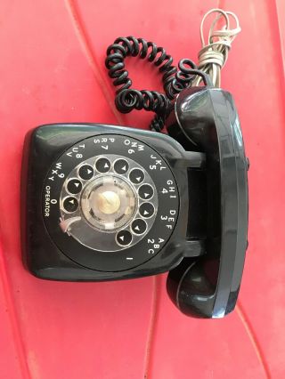 Vintage Gte Automatic Electric Rotary Dial Phone Telephone Operator