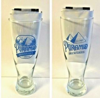 Pyramid Breweries Hefeweizen 16 Oz Pilsner Glass - Set Of Two (2) Glasses -