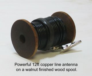 Stranded Copper Line Am Sw Antenna Hook Up Wire – Old Antique Wood Tube Radio