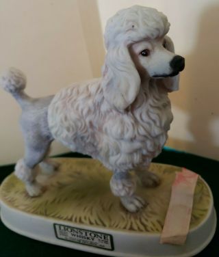 1975 Lionstone Porcelain French Poodle Dog Mini Decanter 3
